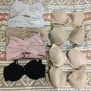 Motherhood Maternity Pea in the Pod Nursing Bra Lot seamless nursing bra